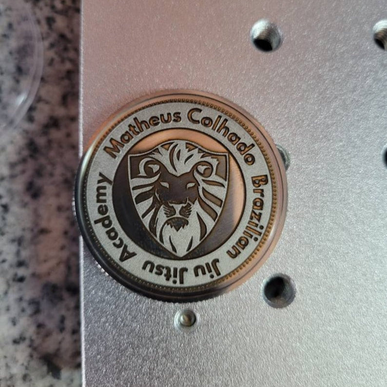 Custom made Challenge Coin in Stainless Steel or Brass