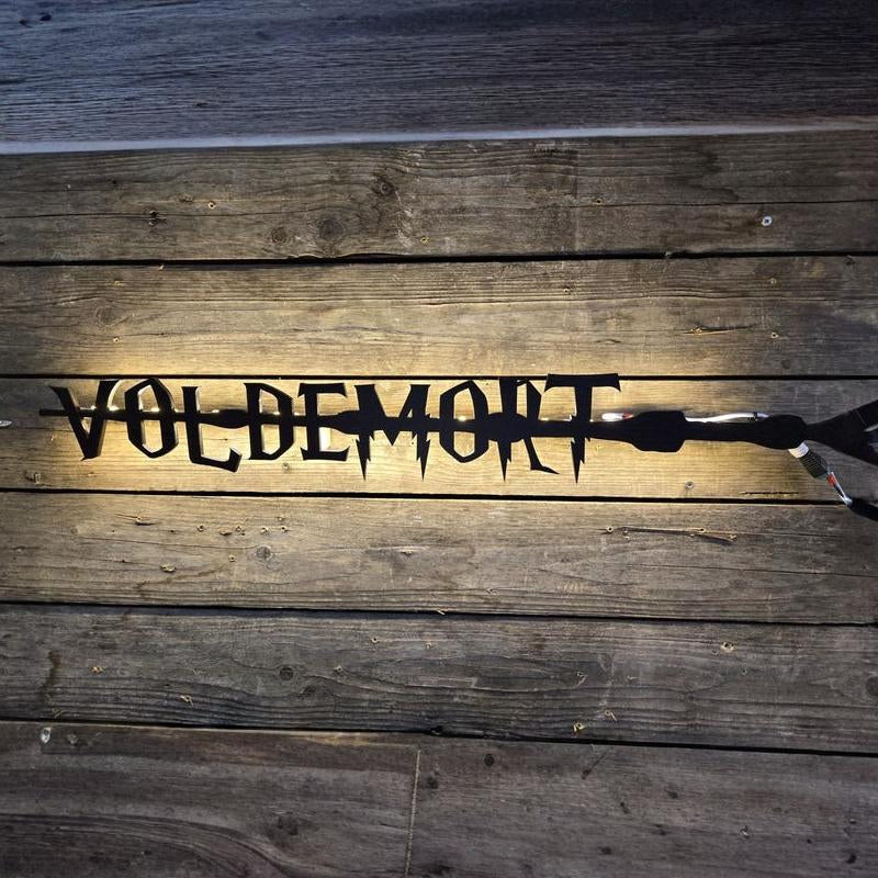 Harry Potter Wand Custom LED Light Up Wand with Personalized Name | Wizard Wand with Backlit sign | Magic Wand Gift for Potter Fans