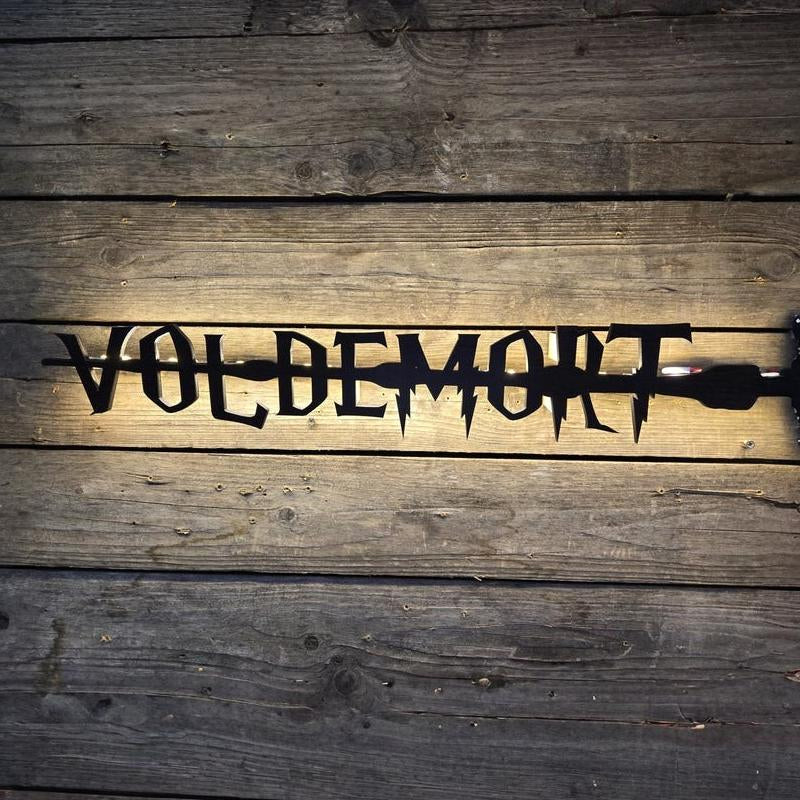 Harry Potter Wand Custom LED Light Up Wand with Personalized Name | Wizard Wand with Backlit sign | Magic Wand Gift for Potter Fans