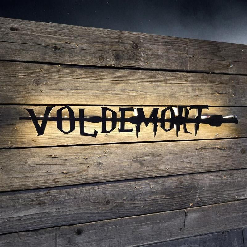 Harry Potter Wand Custom LED Light Up Wand with Personalized Name | Wizard Wand with Backlit sign | Magic Wand Gift for Potter Fans