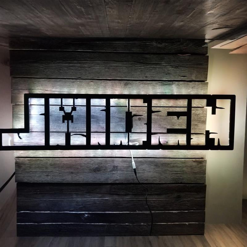 Personalized Minecraft inspired Name / Screen Name LED Sign, Mine Craft Video Game Art, Game Room Décor, Gamer gift