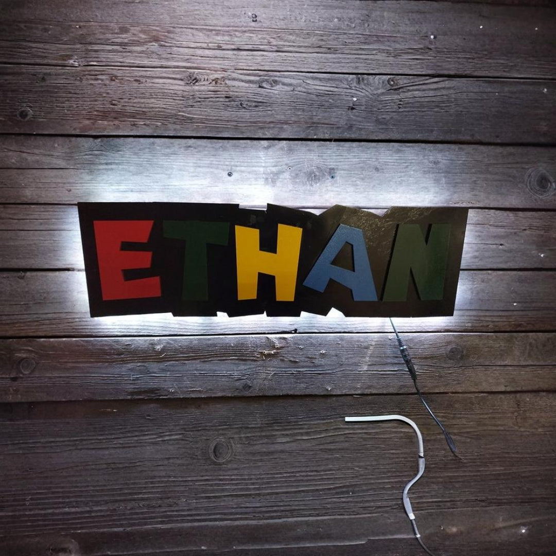Super Mario Bros. customized name LED Sign. Mario Brothers inspired name ideo Game Art, Game Room Décor, Sign