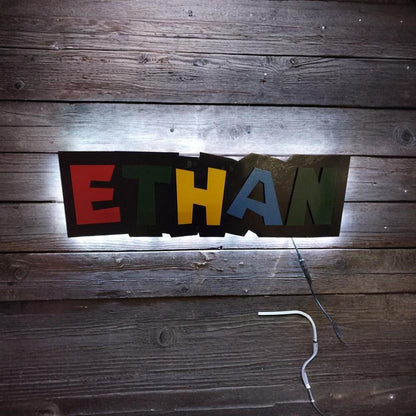 Super Mario Bros. customized name LED Sign. Mario Brothers inspired name ideo Game Art, Game Room Décor, Sign