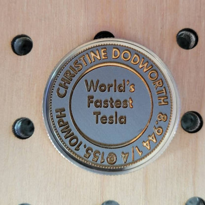 Custom made Challenge Coin in Stainless Steel or Brass