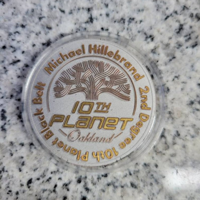 Custom made Challenge Coin in Stainless Steel or Brass